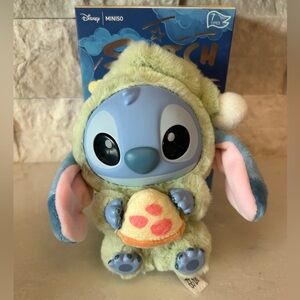 Disney Stitch Eat Something Before Sleep Crispy Pizza